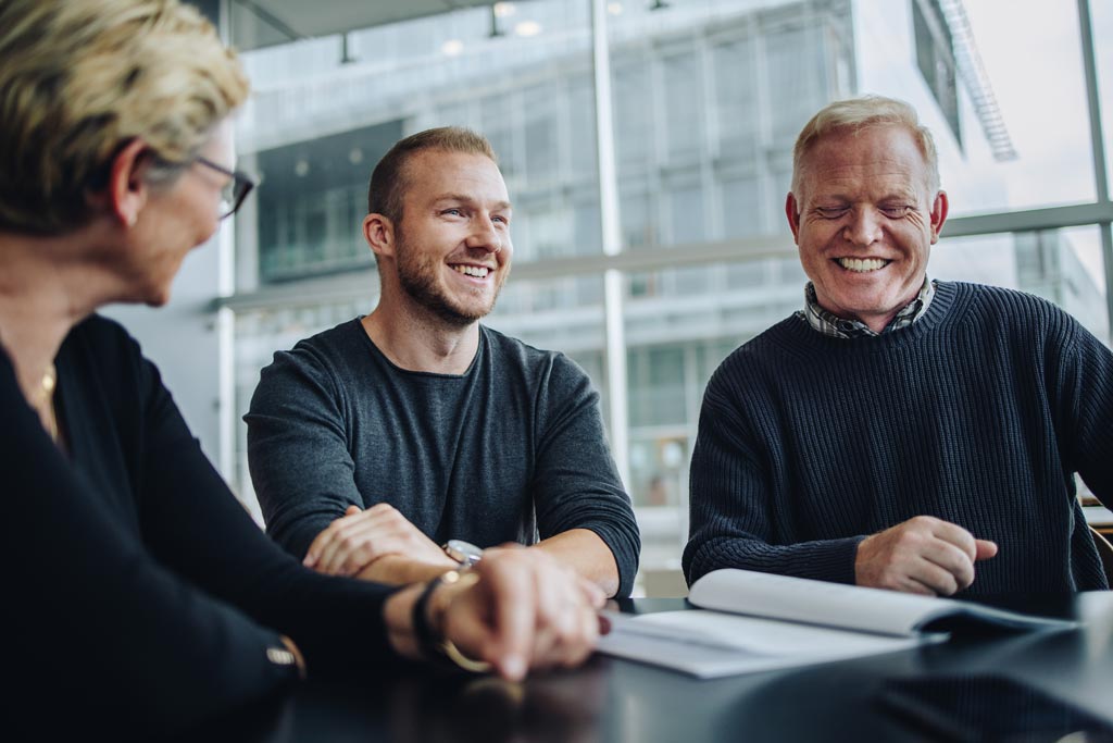 Business people having meeting in office